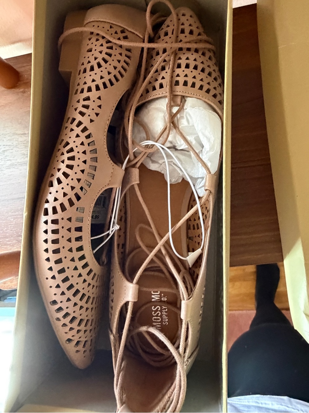 NWT Mossimo Supply Co. Blush Ballet Flats size 11